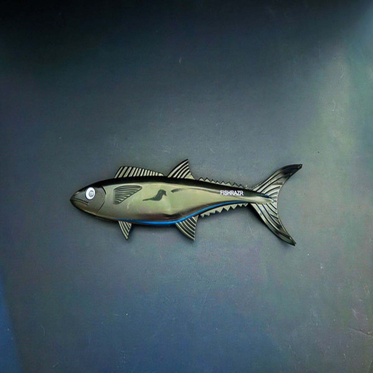 Fish Razr Split Tailz 12" Mackerel Teasers 6 pack - Black