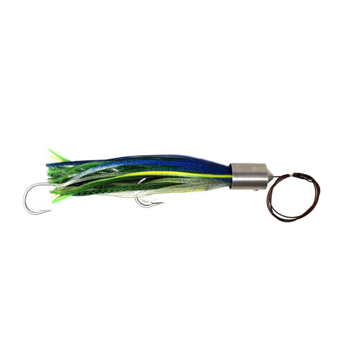 Seaworx Cowbell Lure - 15oz Rigged - Blue/Green