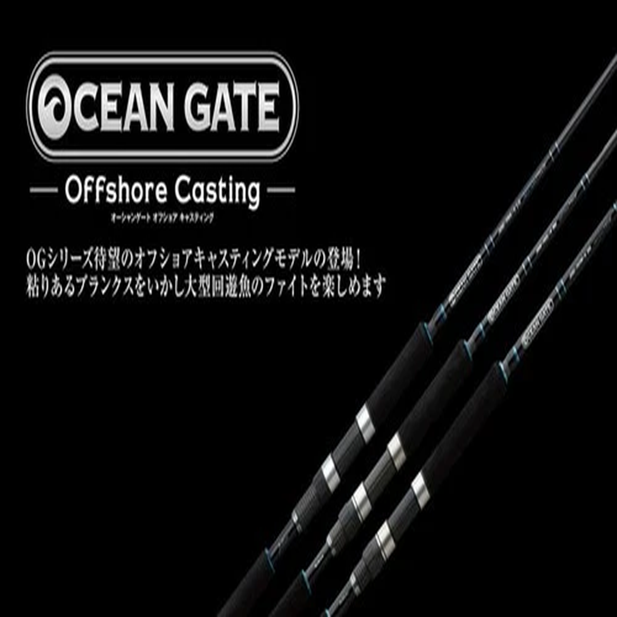Jackson Rod Spinning Ocean Gate JOG-702L-K Offshore Casting (1575)
