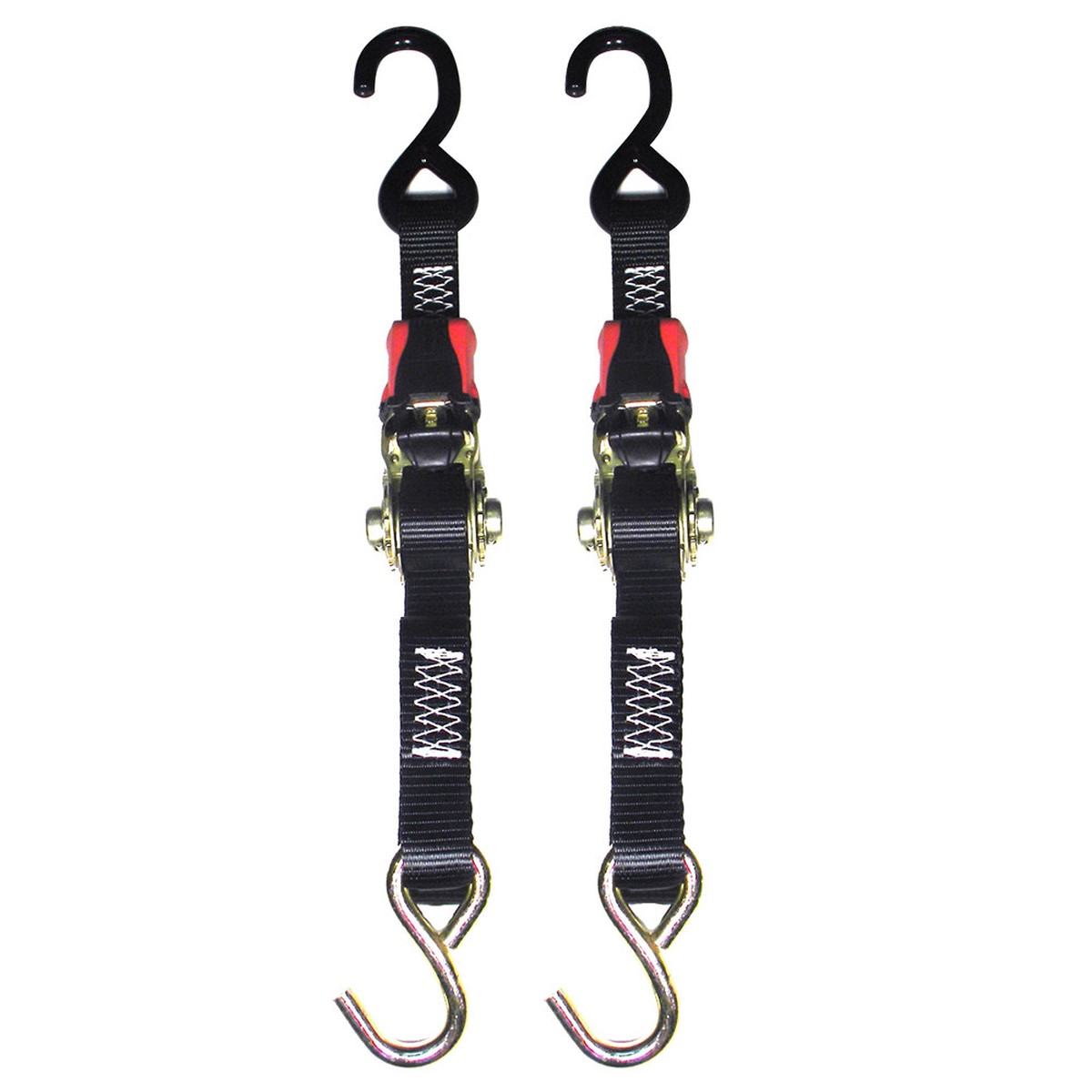 Rod Saver Rubber Ratchet Tie-Down - 1" x 4 - Pair