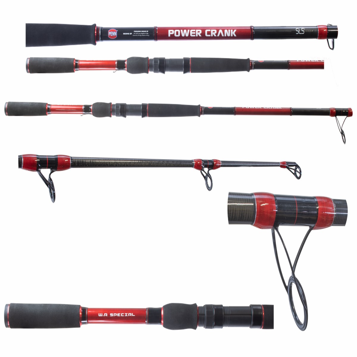 Penn Allegiance Powercrank Heavy Duty Surf Spin Rod - Mega Clearance