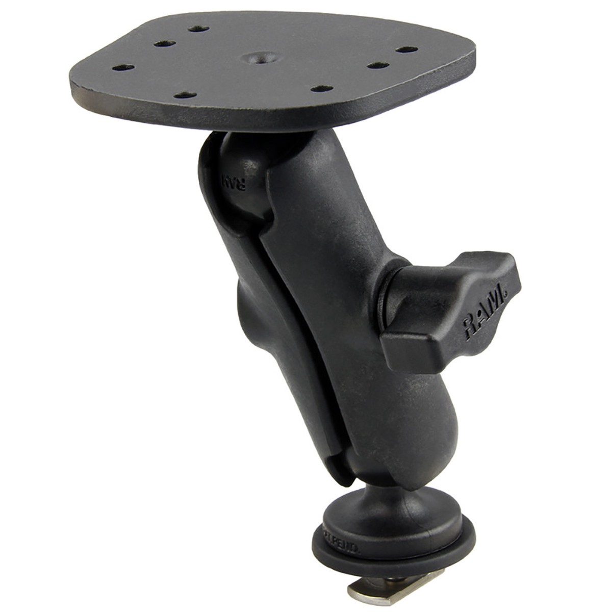 Ram Mount RAM Track Ball Mount with Marine Electronic Plate for the Eagle Cuda, FishEasy, Humminbird Piranha Lowrance X-4