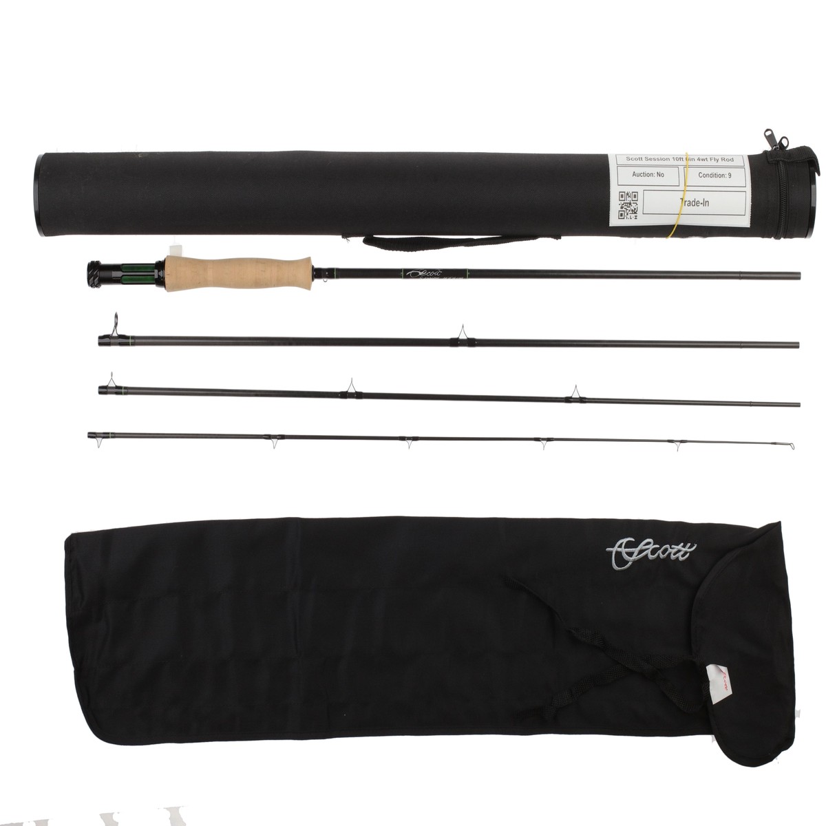 Used Scott Session Fly Rod 10ft 4wt Fly Rod (4100-4)