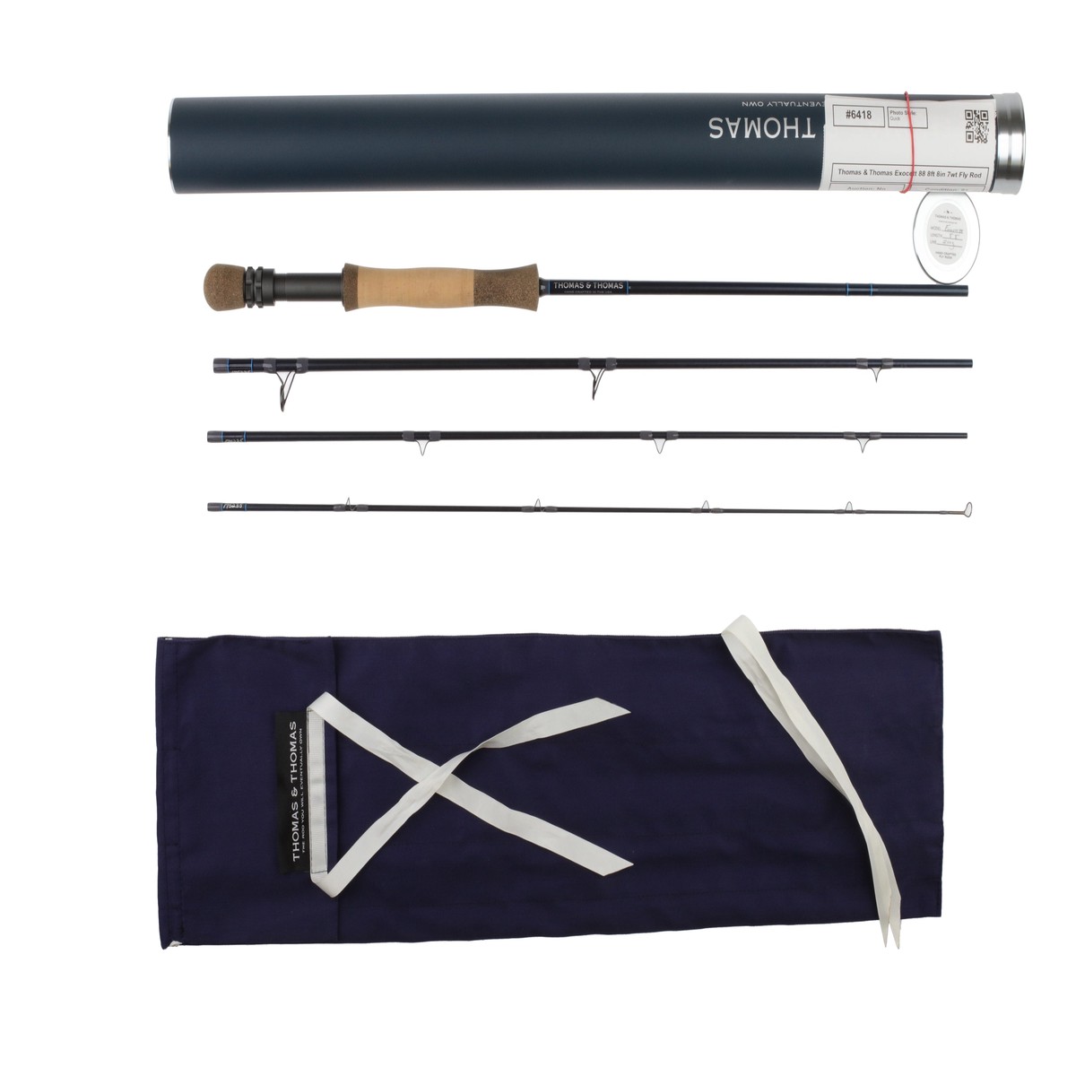 Used Thomas & Thomas Exocett 88 Fly Rod 8ft 8in 7wt Fly Rod (788-4)