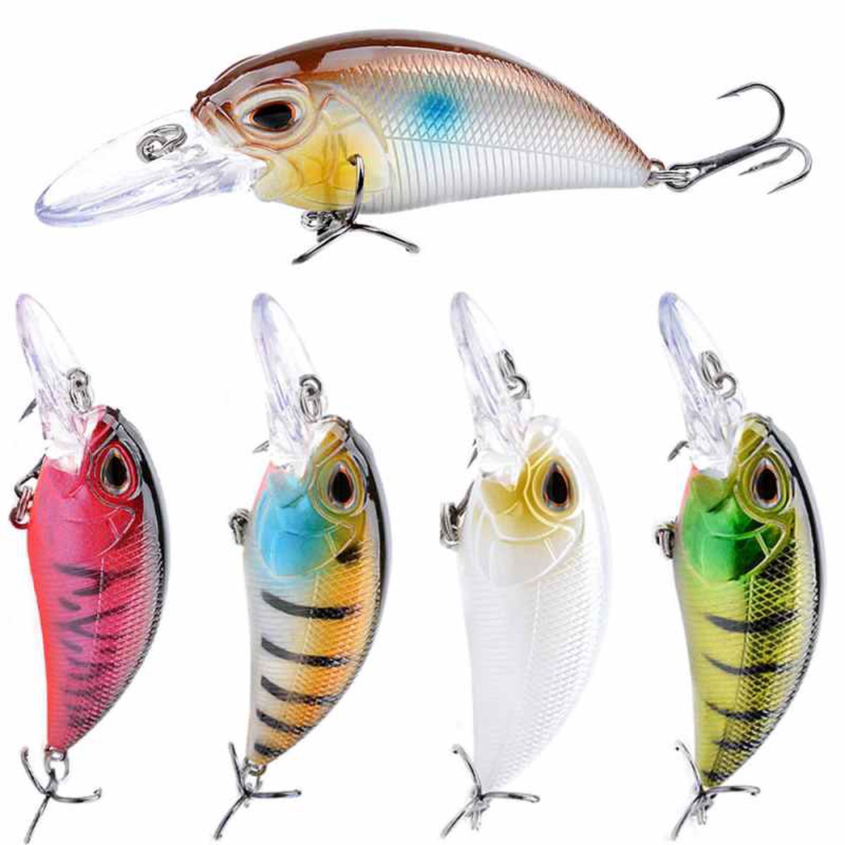2 pcs 14.5g/9cm floating Crankbait lures