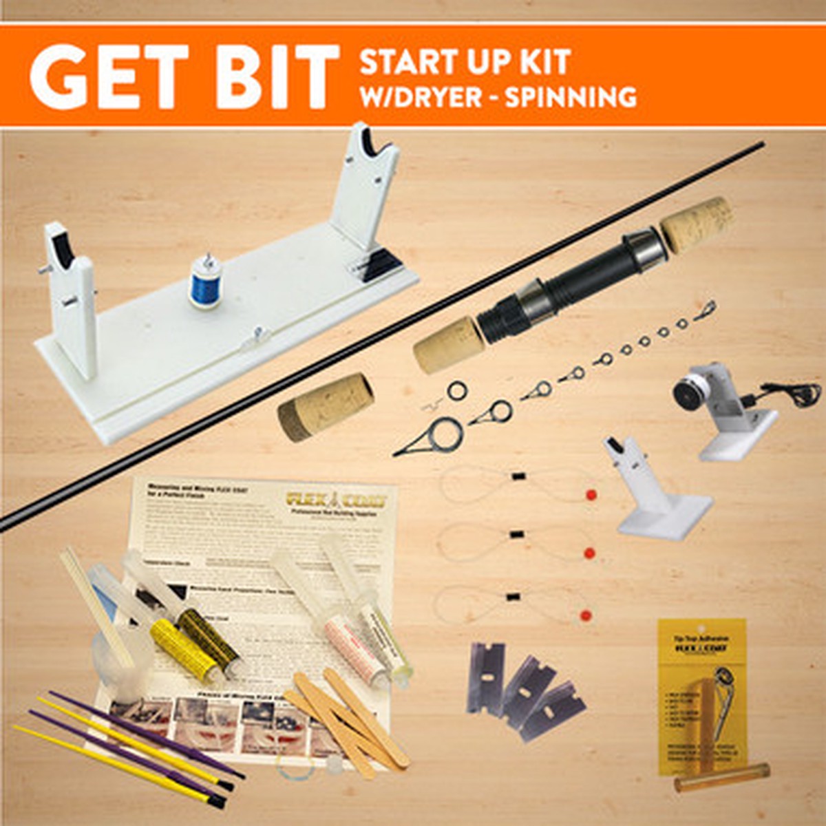Complete Get Bit Startup Kit w/Dryer - Spinning