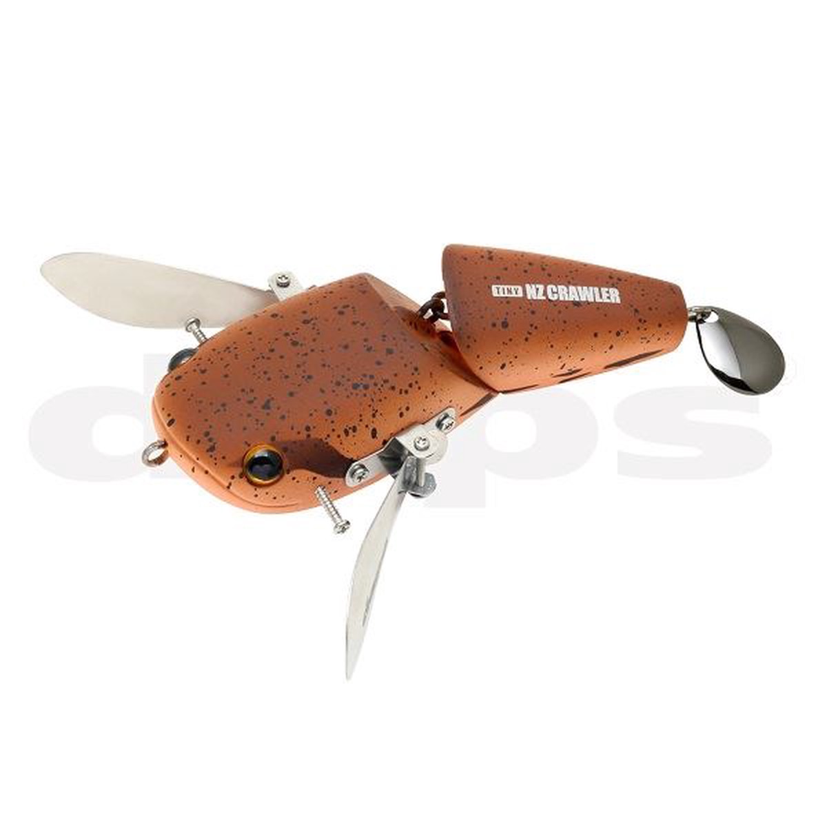 Deps Bass Lure Tiny NZ Crawler #15 Red Frog
