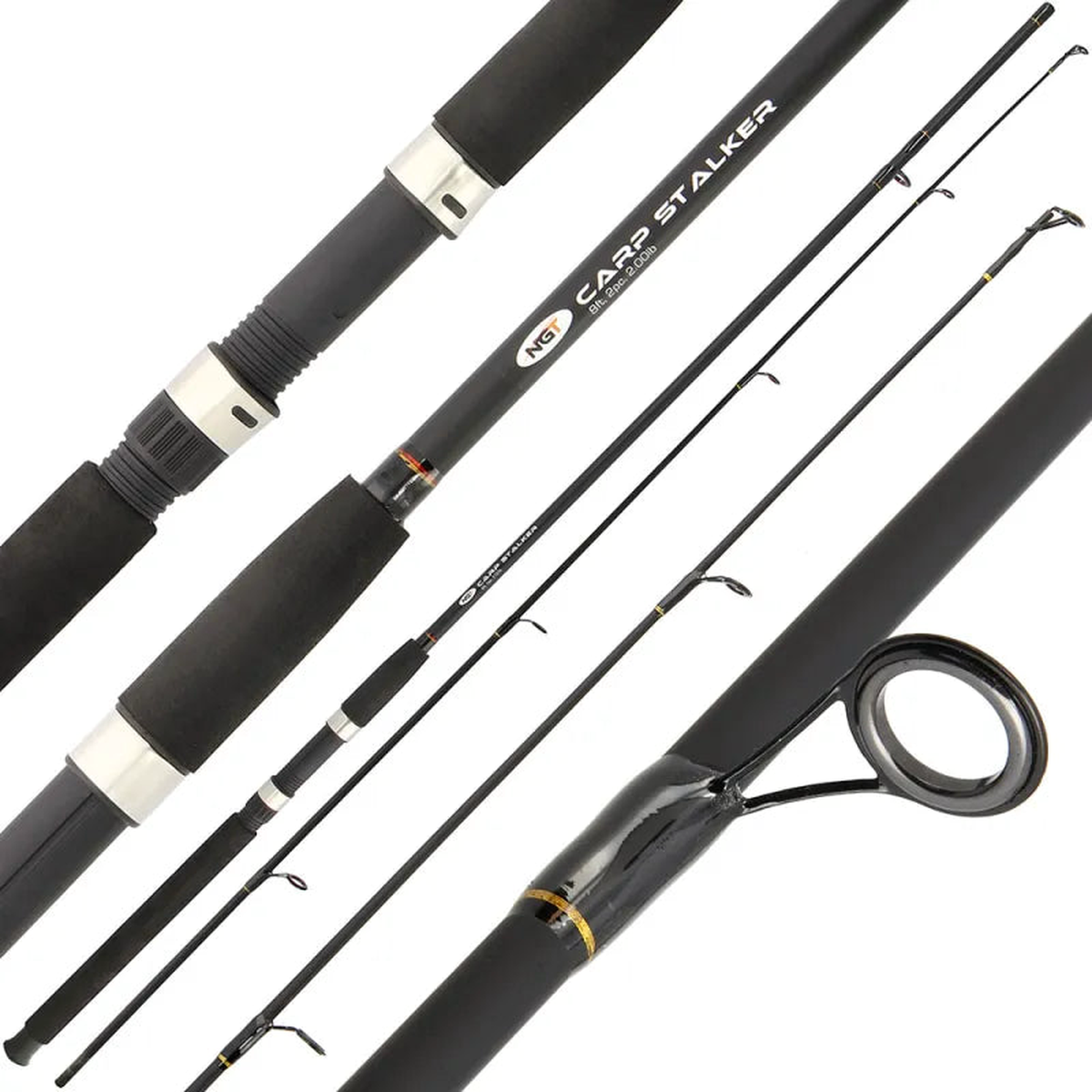 NGT Carp Stalker 8ft 2pc