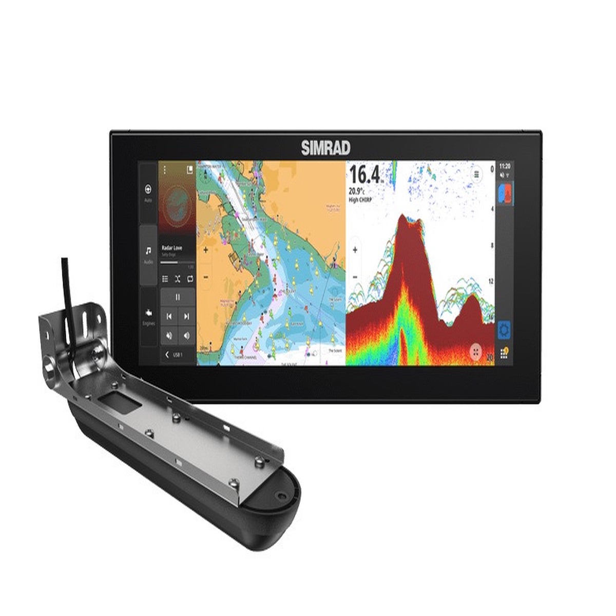 Simrad NSX 3012UW 12" MFD With Active Imaging Transducer - 000-16216-001