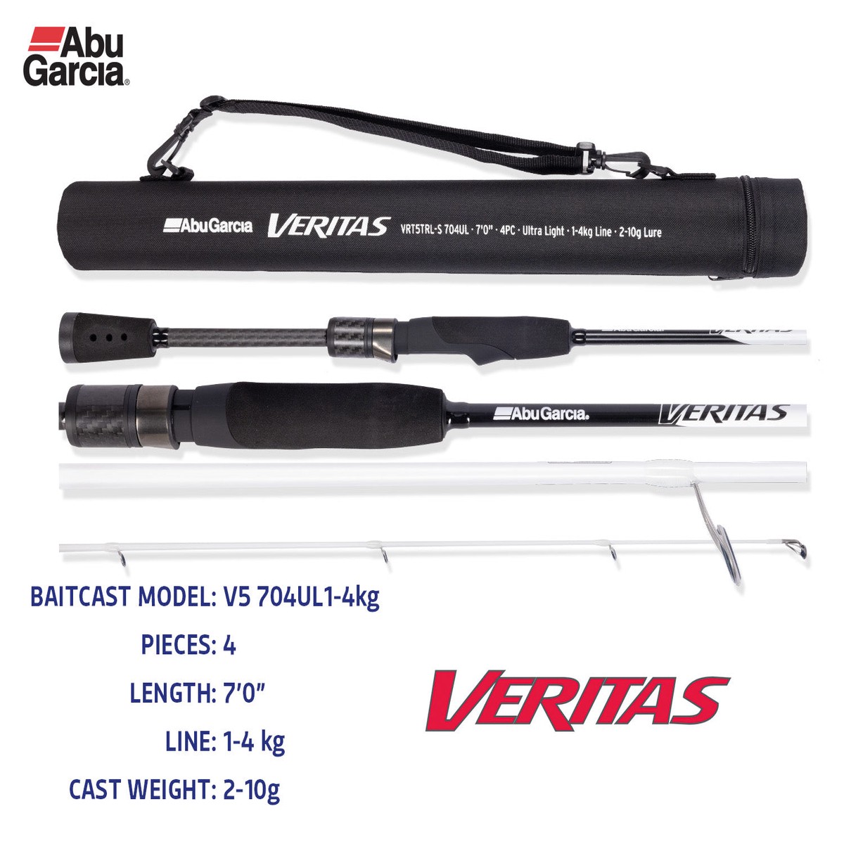 Abu Garcia Veritas V5 Travel Rods