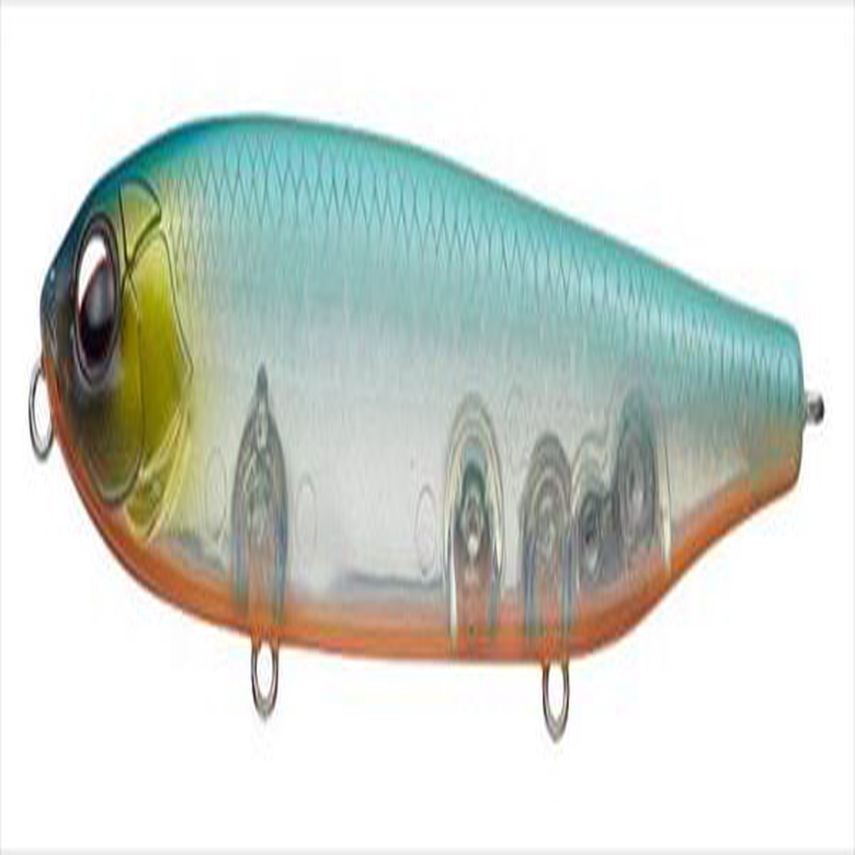 Evergreen Bass Lure Justine 115 #837 Hitman Blue Flash