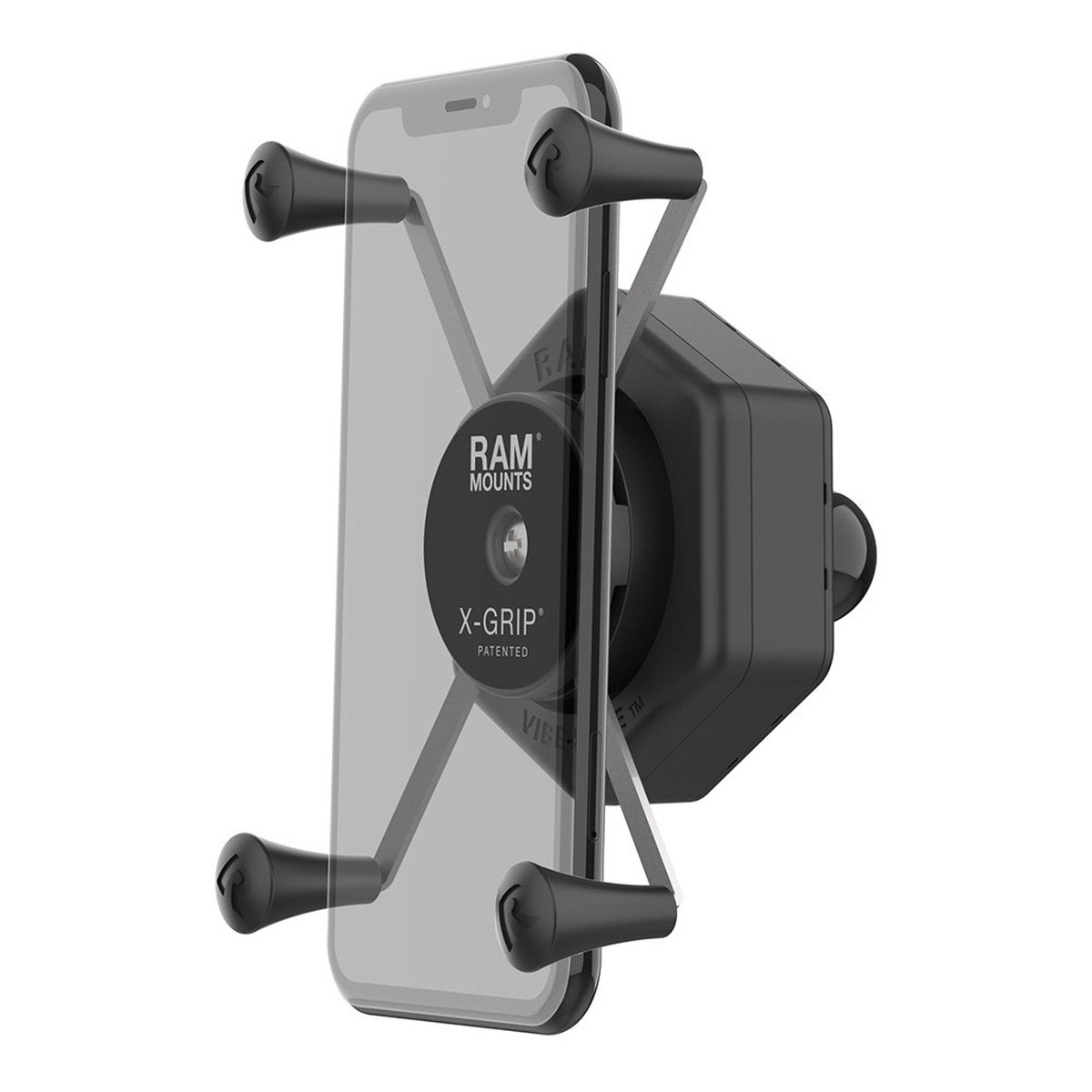 RAM Mount RAM X-Grip Large Phone Holder w/Ball Vibe-Safe Adapter