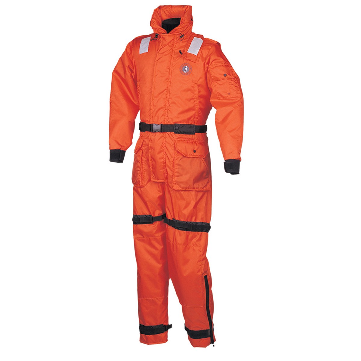 Mustang Deluxe Anti-Exposure Coverall Work Suit - Orange - Small