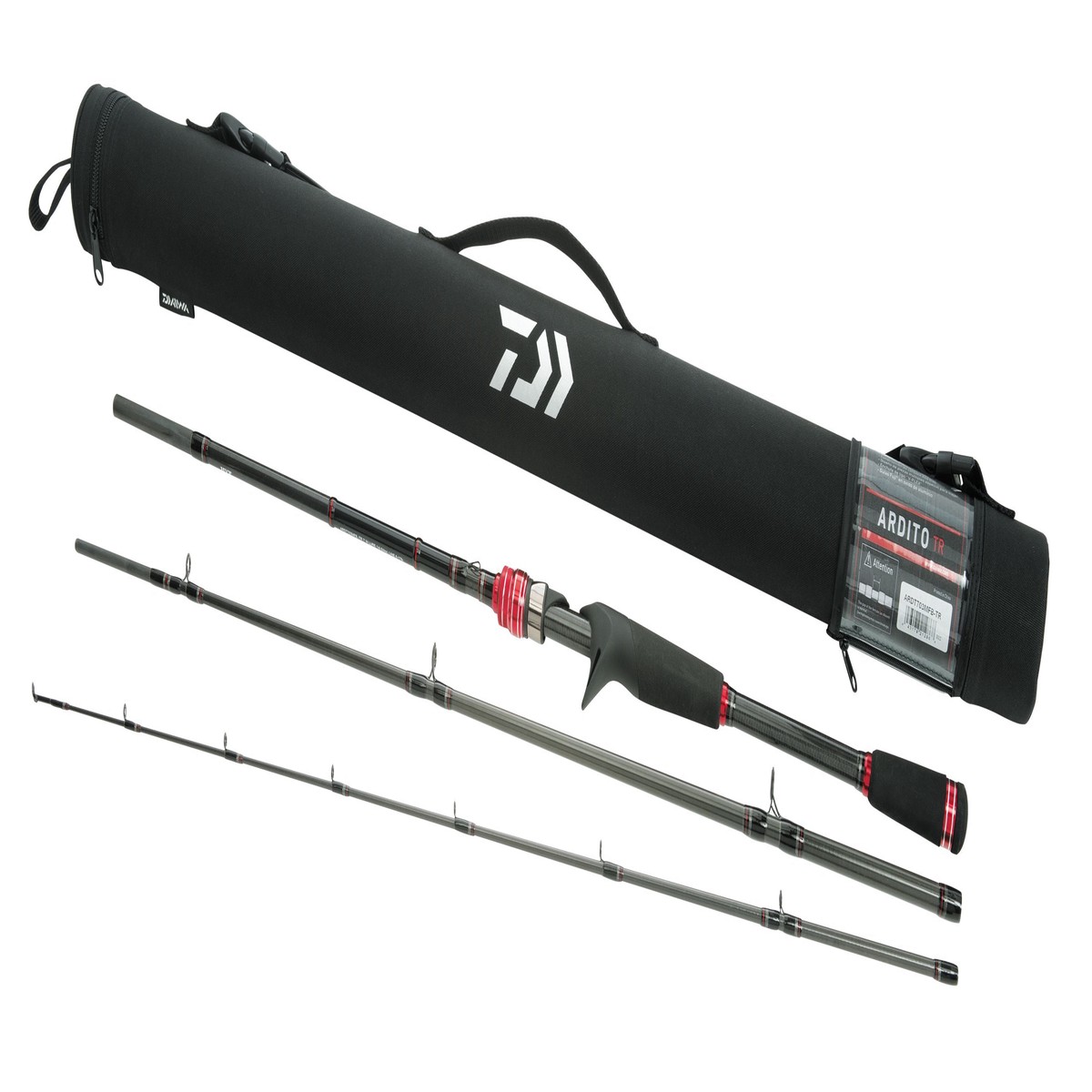 Daiwa Ardito-TR Casting 3-Piece Travel Rods