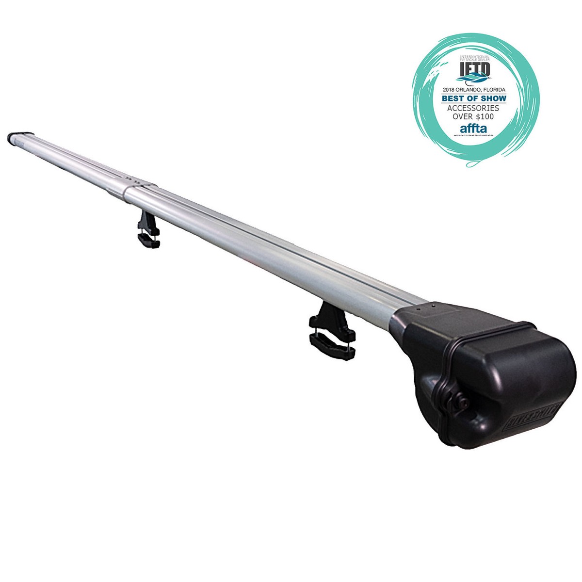 RiverSmith River Quiver 2 Banger Silver Rooftop Fly Rod Rack For car and truck