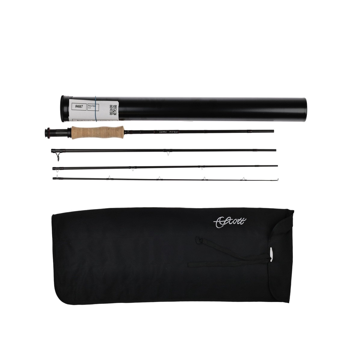 Used Scott Centric 9ft 6wt Fly Rod (690-4)