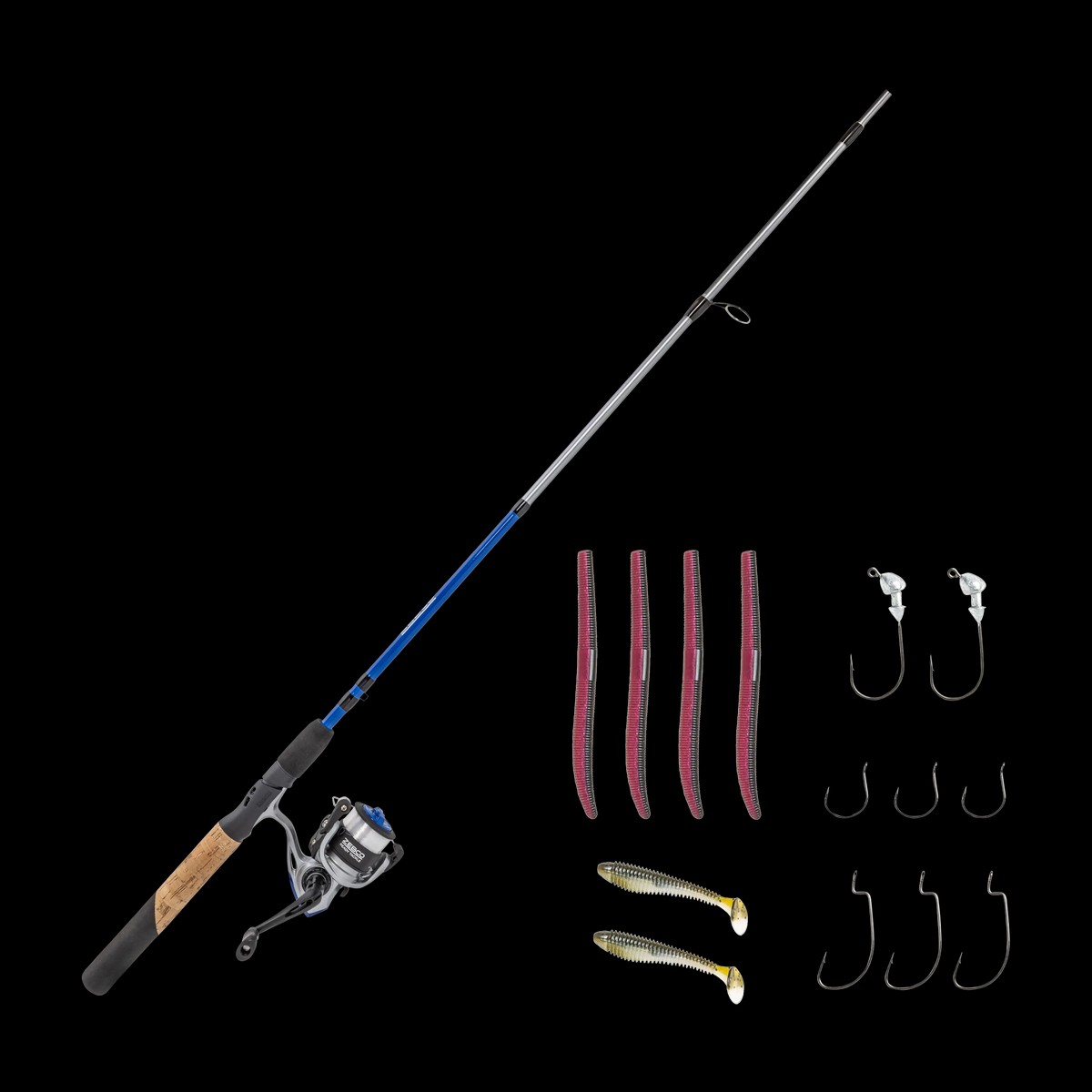Zebco Ready Tackle Bass Spinning Combo