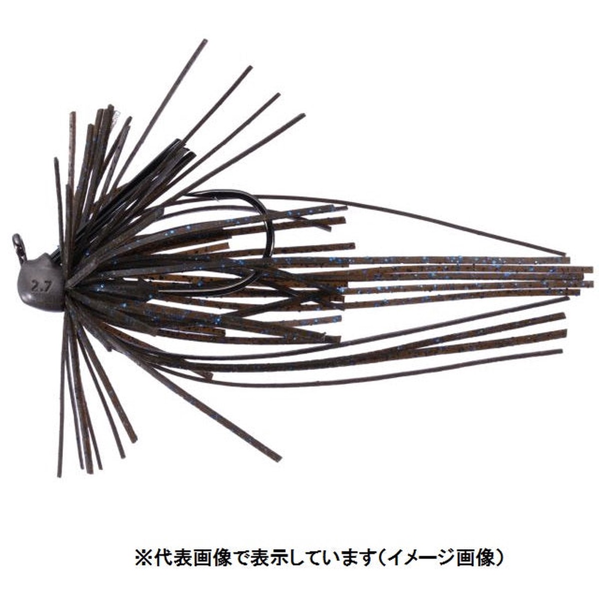 O.S.P Rubber Jig JIG ZERO FIVE Tugger 5.0g S27 Dark CinnamonBlue Flake
