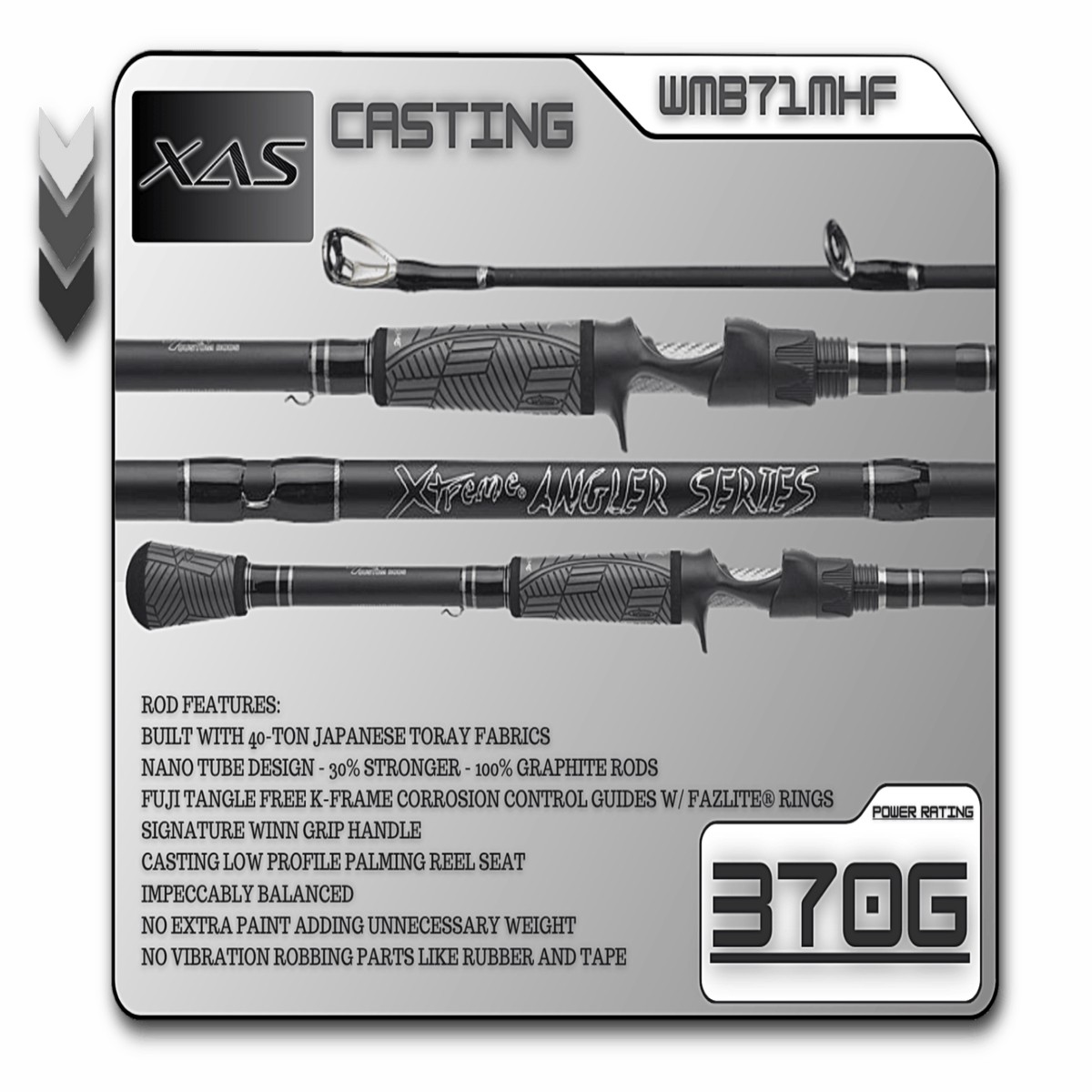 WMB71MHF 7'1" Medium Heavy Fast