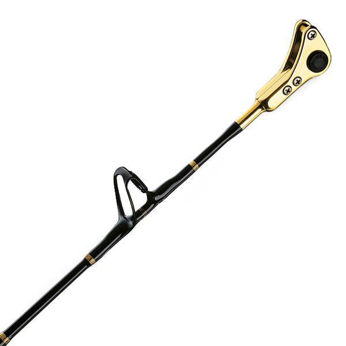 Alutecnos Albacore 6-20 Pound 2 Piece 5 Feet 7 Inch Stand Up Trolling Rod With Guides + Roller Top - Straight Butt