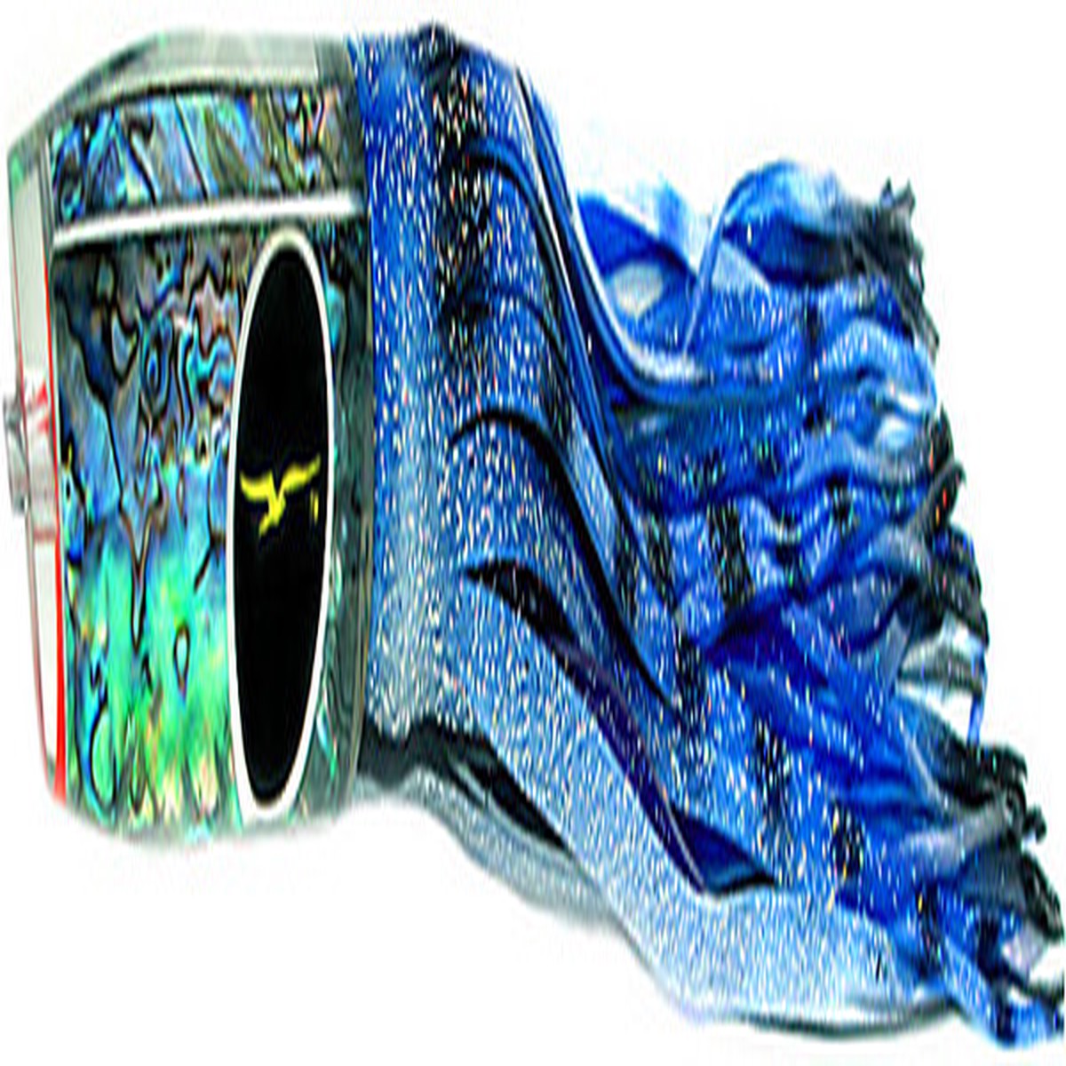 Black Bart Super Plunger Marlin Lure - Oceanic Blue/Purple Blue Black (Flying Fish)