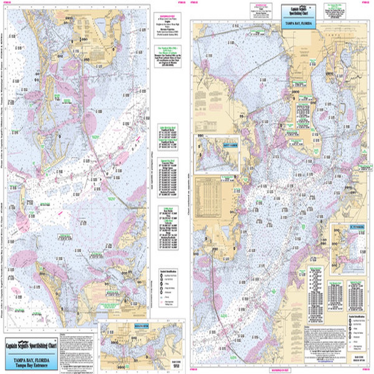 Captain Segull Chart - Inshore Tampa Bay
