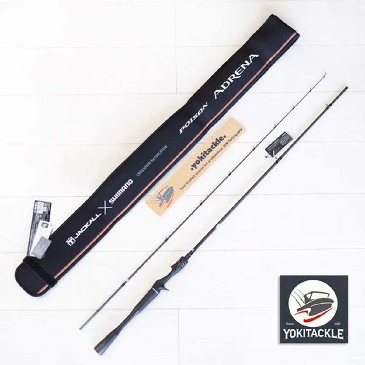 Shimano JACKALL 24 Poison Adrena 164L-BFS/2 Baitcasting rod Shipping from JAPAN