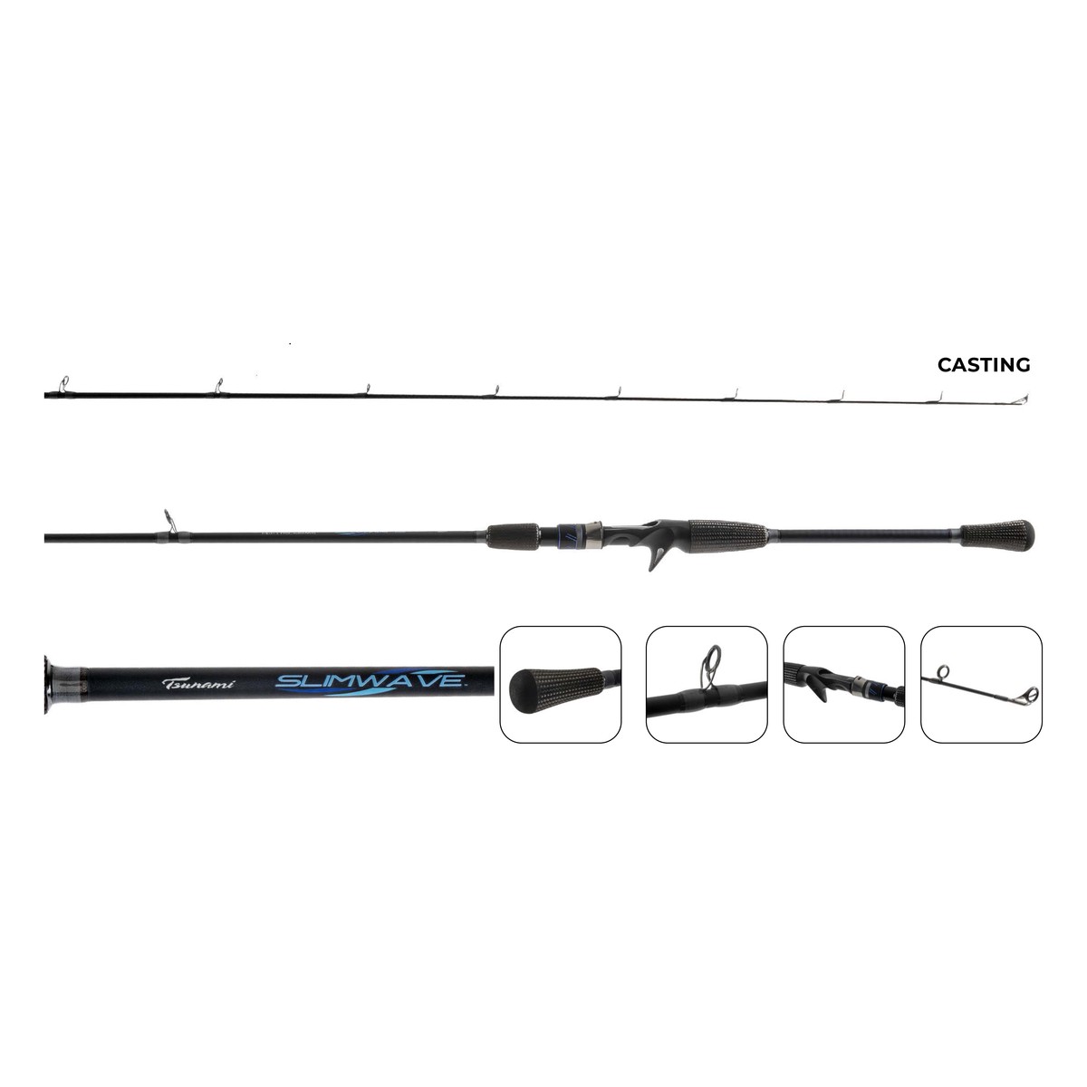 Tsunami 2026 Slimwave II Slow Pitch Casting Rods