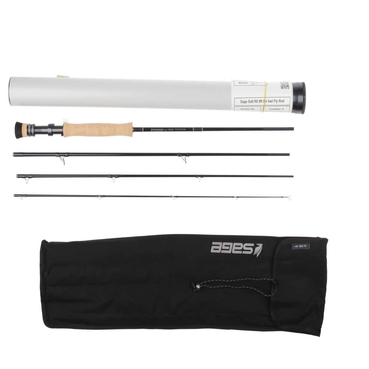 Used Sage Salt R8 9ft 6wt Fly Rod (690-4)