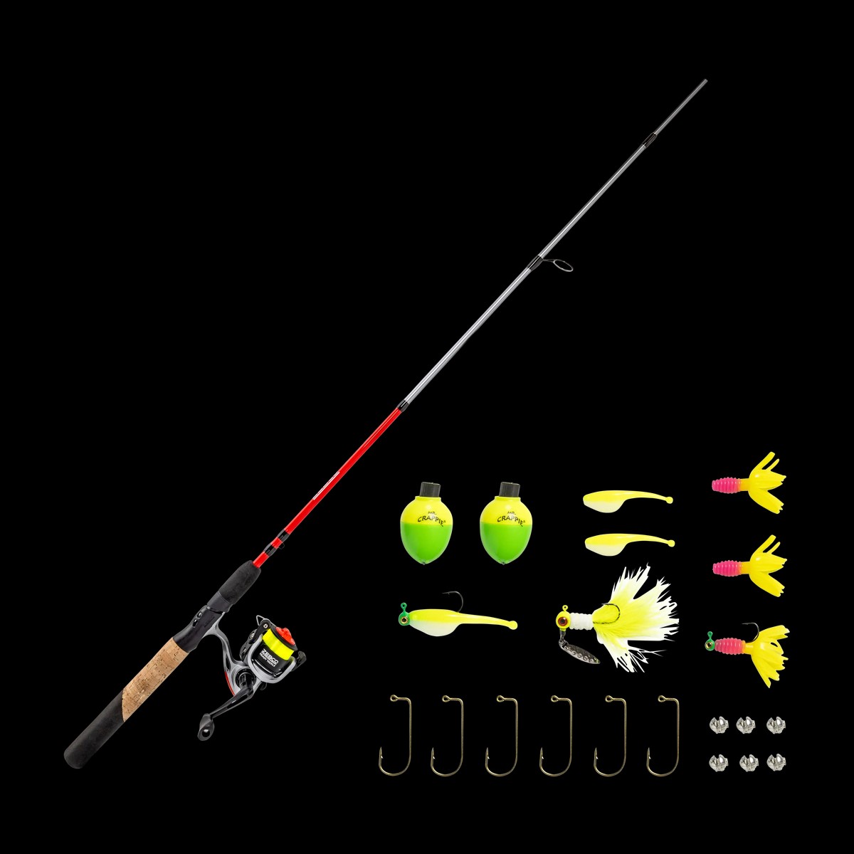 Zebco Ready Tackle Crappie Spinning Combo