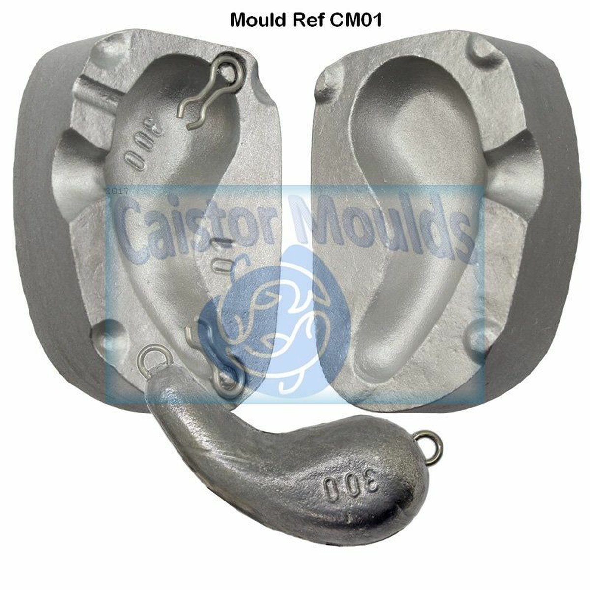Ear Drop Lead Weight Mould 300g