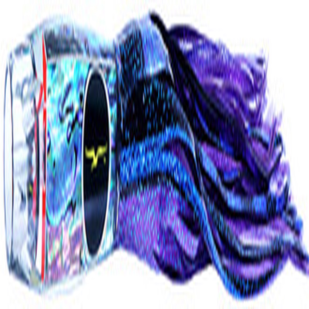 Black Bart Brazil ProJet Lure - Black Purple Split/Purple Fleck