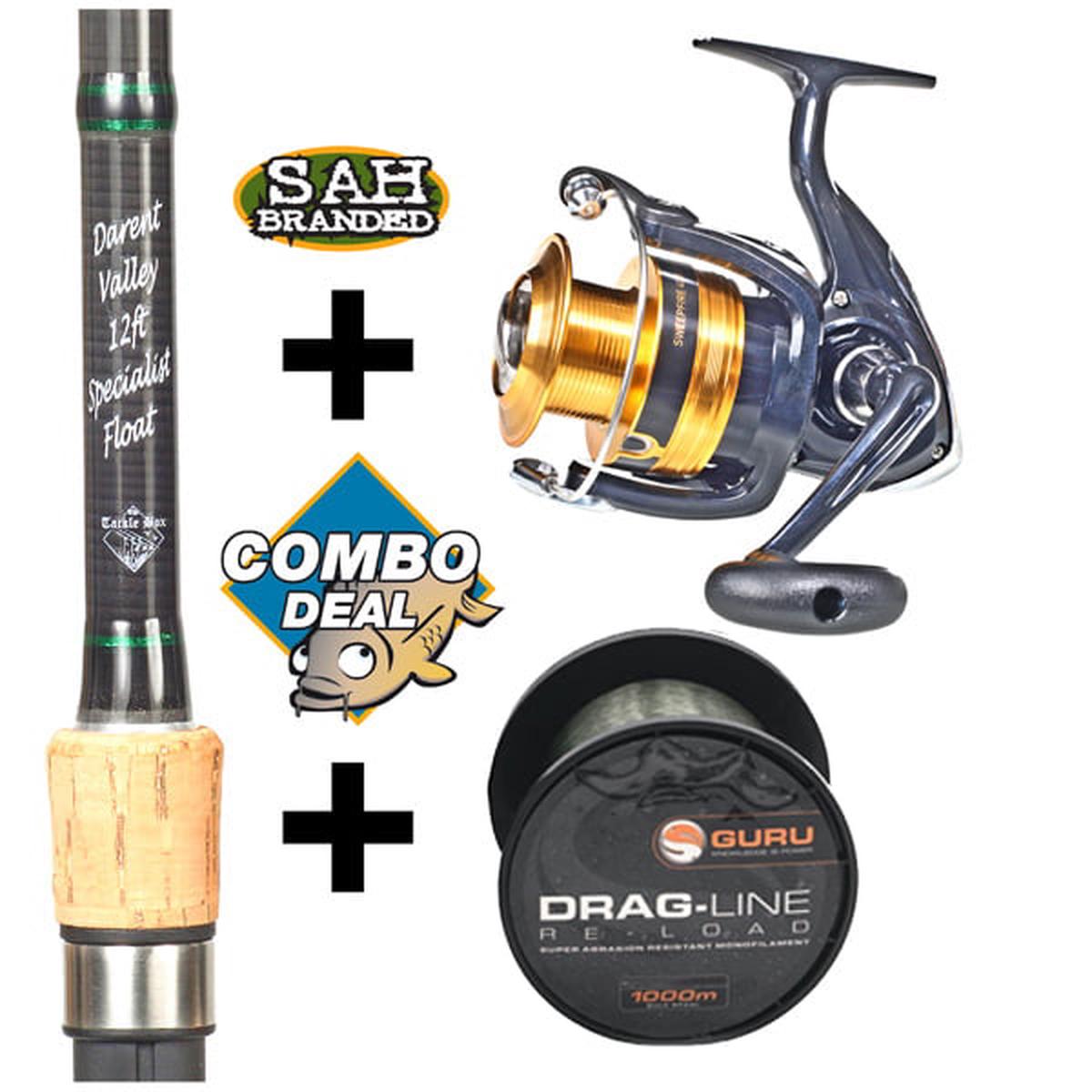 Combo Deal TB Darent Valley 12ft 2-Piece Specialist Float Rod Kit Sweepfire LT 4000-2B