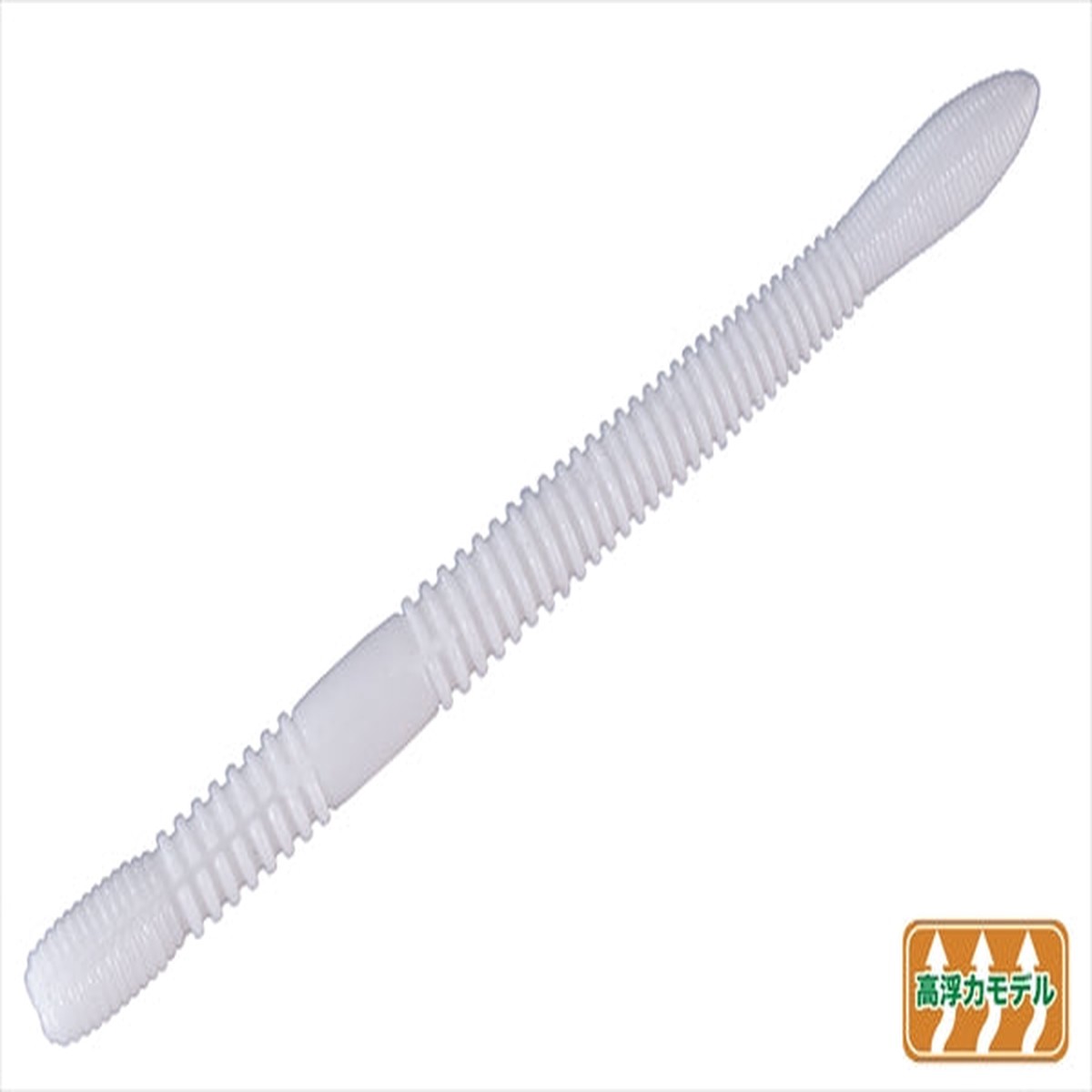 O.S.P Worm DoLive Crawler 3.5inch WF059 Solid White (High buoyancy)
