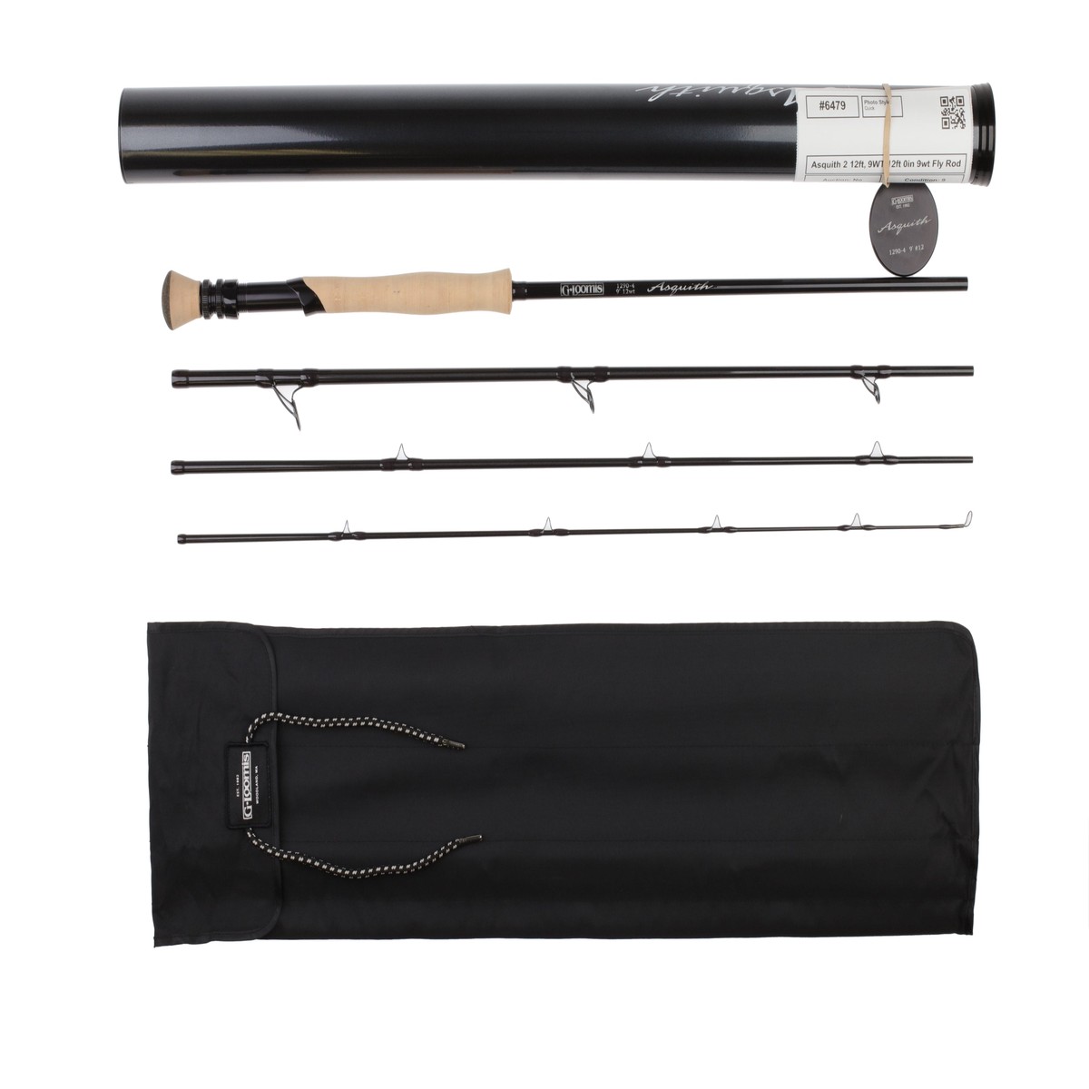 Used G. Loomis Asquith 2 12ft, 9WT 12ft 9wt Fly Rod (9120-4)
