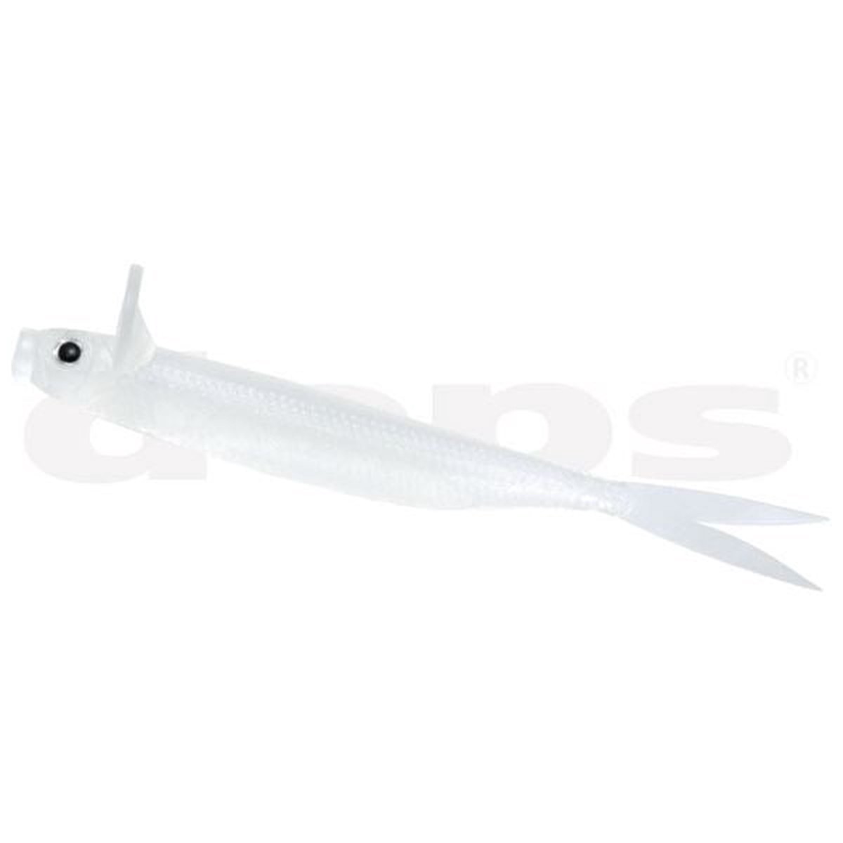 Deps Worm Frilled Shad 4.7inch #148 Salt Clear