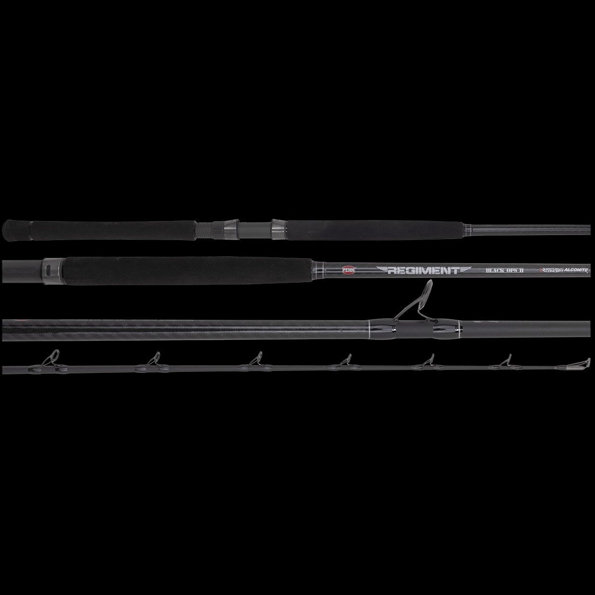 Penn Regiment Black OPS II Overhead Rod 632 Slow Jig Special Mega Clearance
