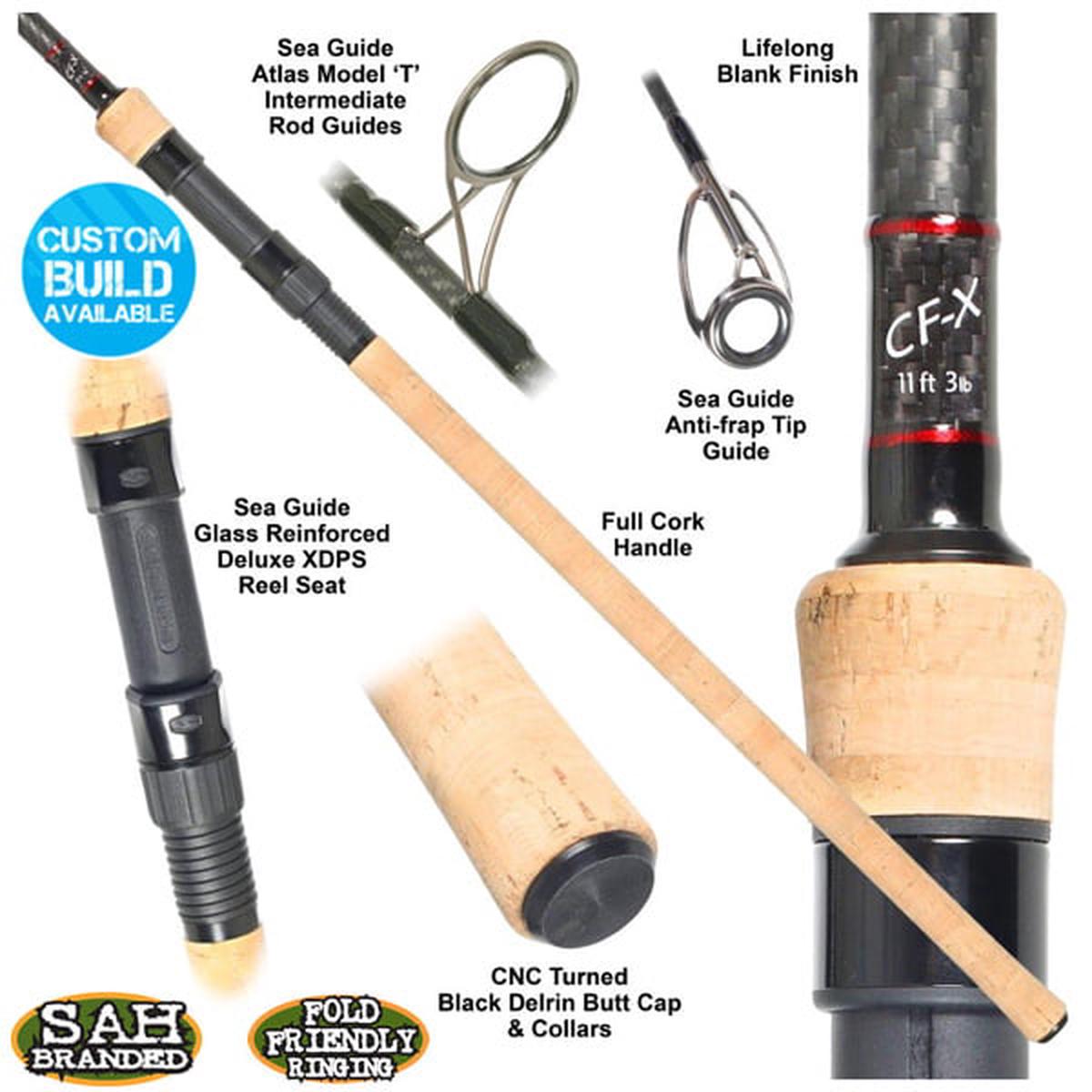 Tackle Box CF-X Black Edition Carp Rod 11ft 3lb (50mm) Full Cork Handle