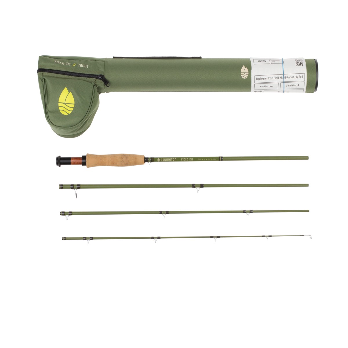 Used Redington Trout Field Kit 9ft 5wt Fly Rod (590-4)