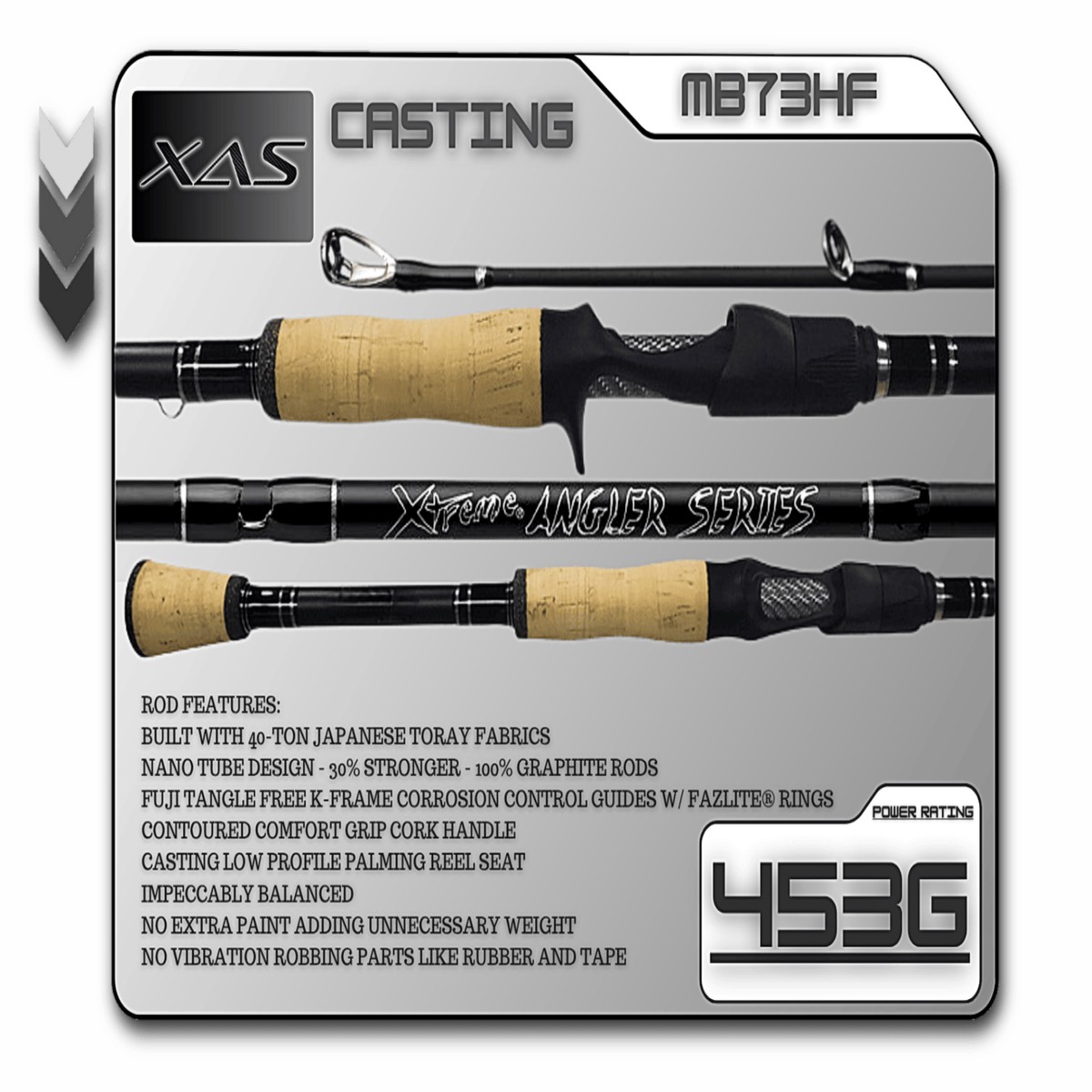 MB73HF 7'3" Heavy Fast **CORK**
