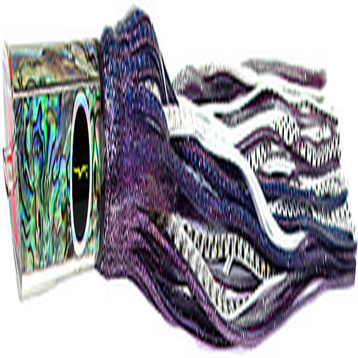 Black Bart Kona Classic Tube Marlin Lure-Purple Blue Dot/White Black Dot