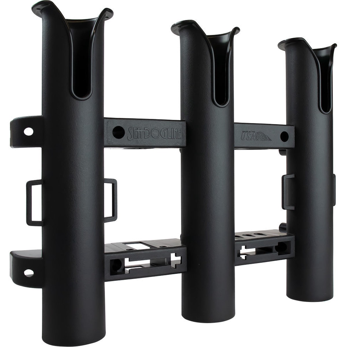 Sea-Dog Triple Threat Three Pole Rod Holder - Black