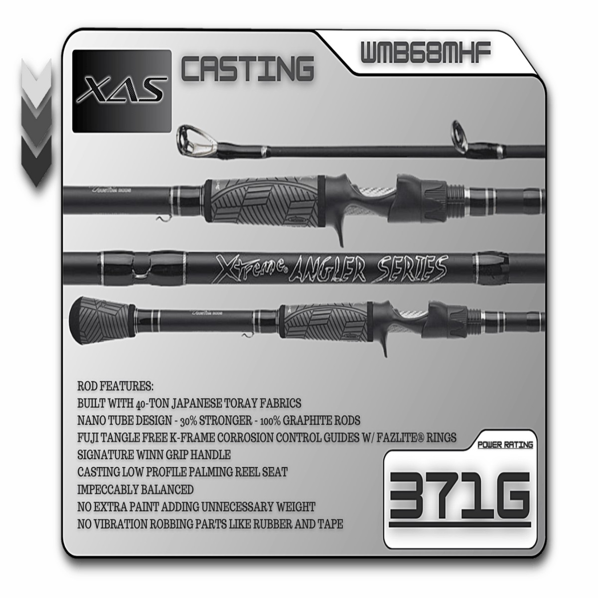WMB68MHF 6'8" Med-Heavy Fast