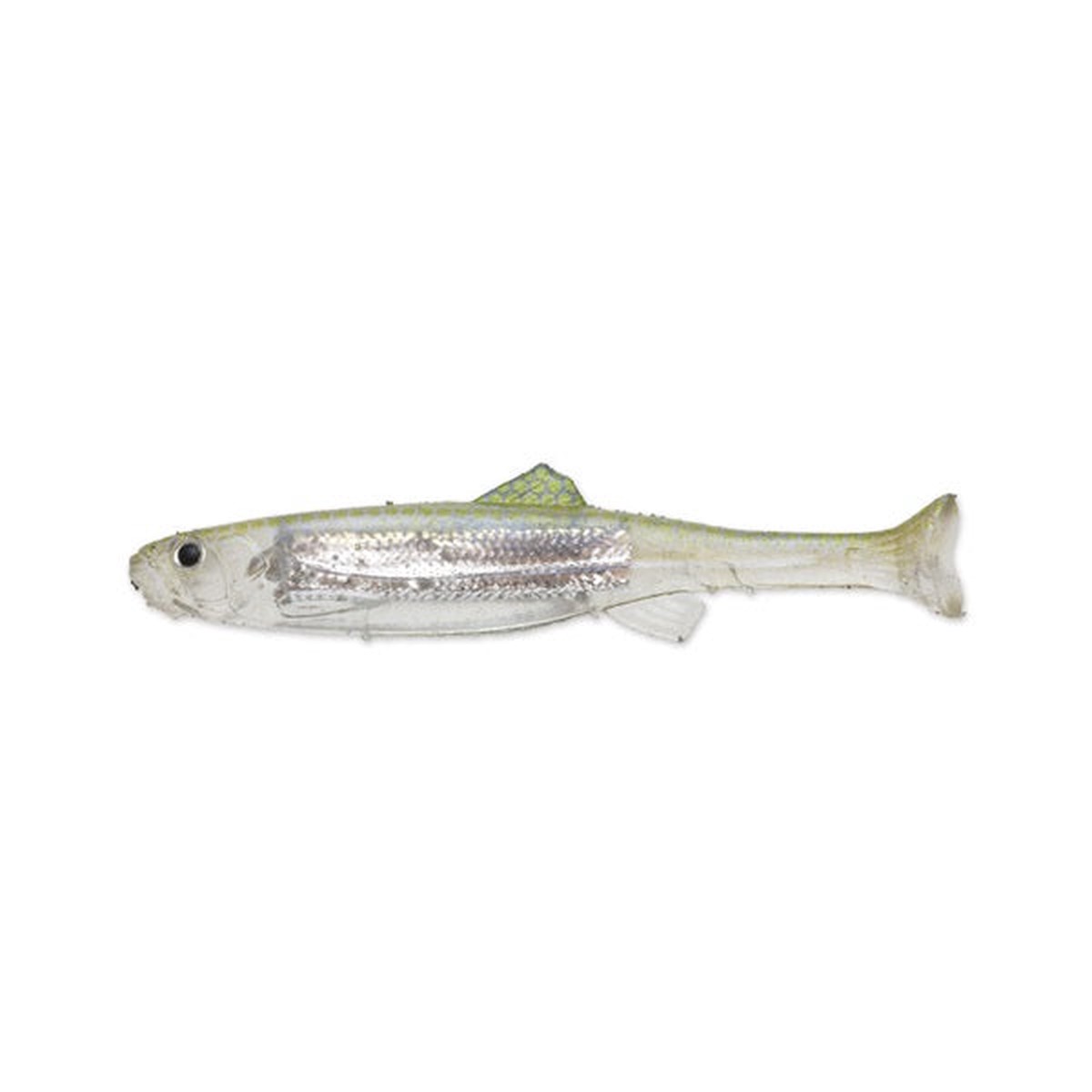 Imakatsu Worm Huddle Fat Fly elastomer 2.8inch Flush Plate Real Color #S-20 Smelt