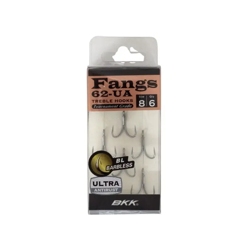 BKK Treble Hook Fangs-62BL-UA #8