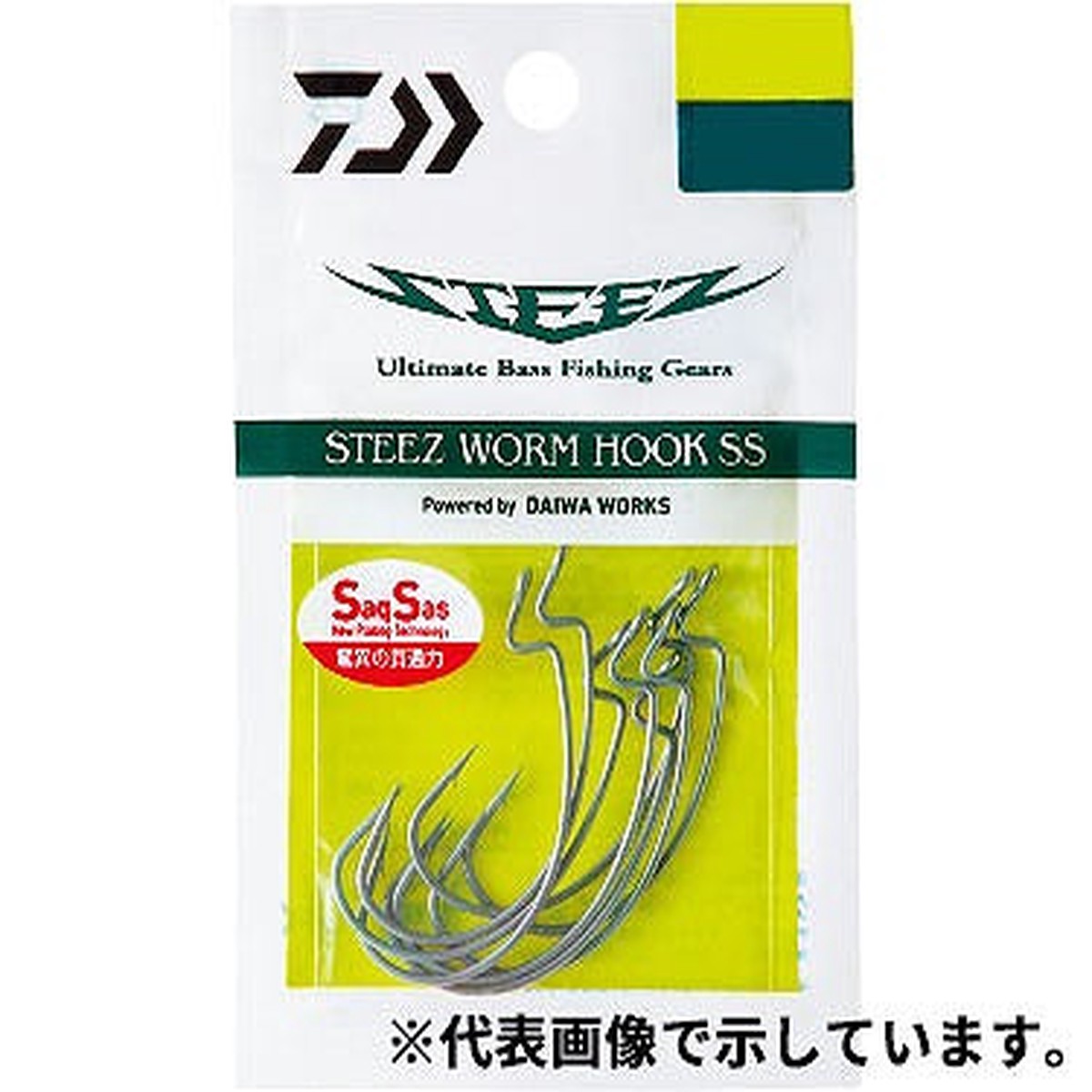 Daiwa Steez Worm Hook SS Wide Offset WOS 1/0