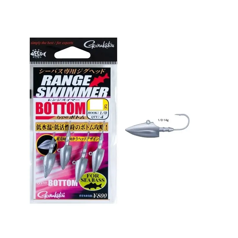 Gamakatsu Jig Head Range Swimmer Type Bottom #1/0-14g