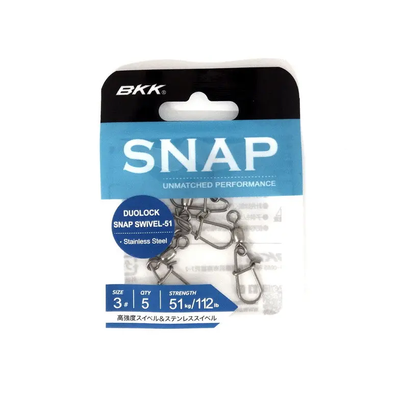 BKK Duo Lock Snap Swivel-51 #3