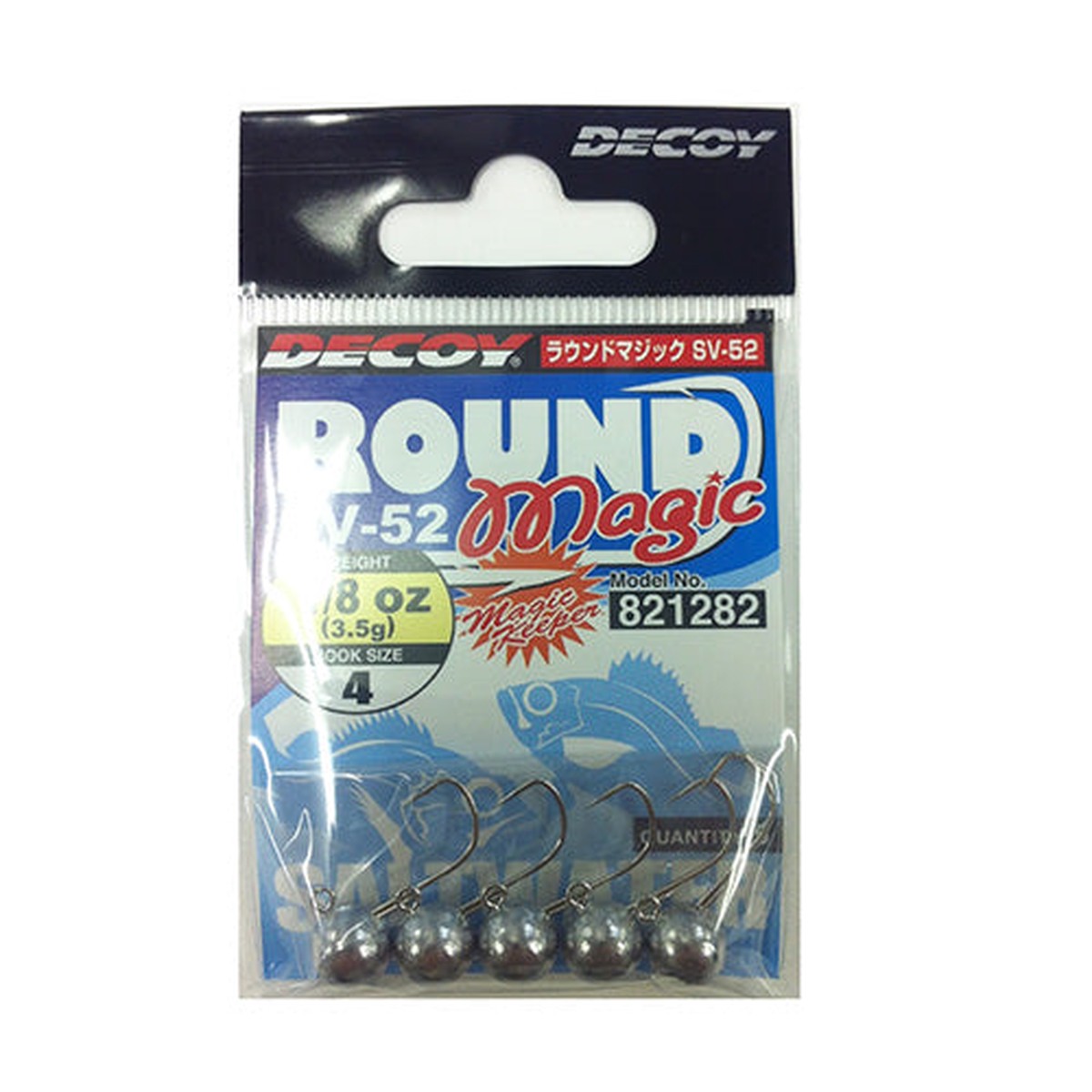 Decoy Jig Head SV-52 Round Magic #4-1/8oz