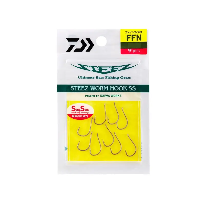 Daiwa Steez Worm Hook SS (Saxus) Fine Finesse #2